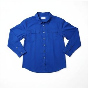 Gander Mountain Blue Men’s XL Jacket Pull Over Coat Windbreaker Rain - Great